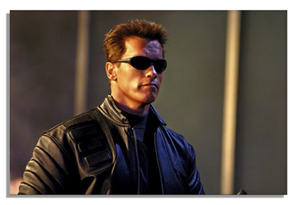 Arnold Schwarzenegger ''Terminator 3: Rise of the Machines'' Leather Jacket