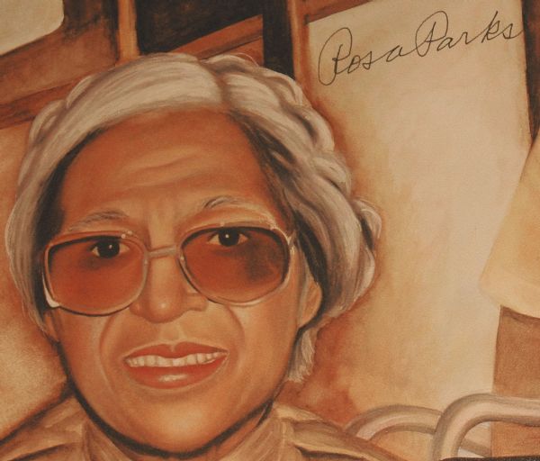 Rosa Parks Signed Poster