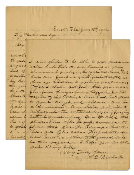 Lincoln Assassination Letter From Policeman Who Hunted Conspirators -- ''...I prefer not to place my signature to the...letter...as to the...disposition of the remains of J. Wilkes Booth...''