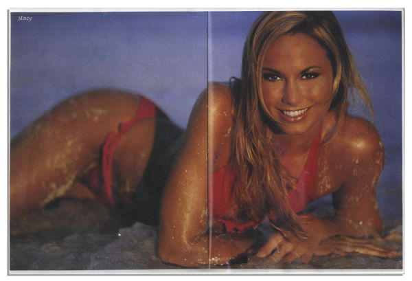 Red Bikini Worn by Stacy Keibler in Photo Shoot For ''WWE Divas'' Magazine -- With COA Signed by Keibler