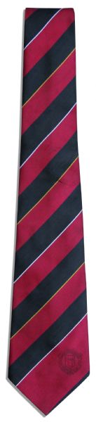 Manchester United Logo Tie Worn by Paul Parker at the 1994 FA Cup Events
