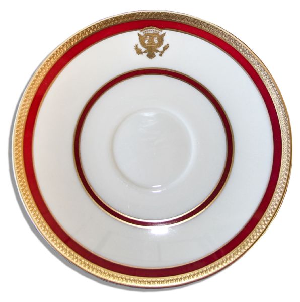 Reagan White House Exhibit China Cup & Saucer by Lenox -- Fine