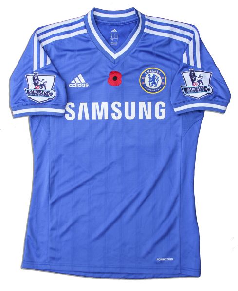 Samuel Eto'o Chelsea Match Worn Chelsea Shirt Signed
