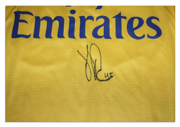 Arsenal Football Shirt Match Worn and Signed by Issac Hayden