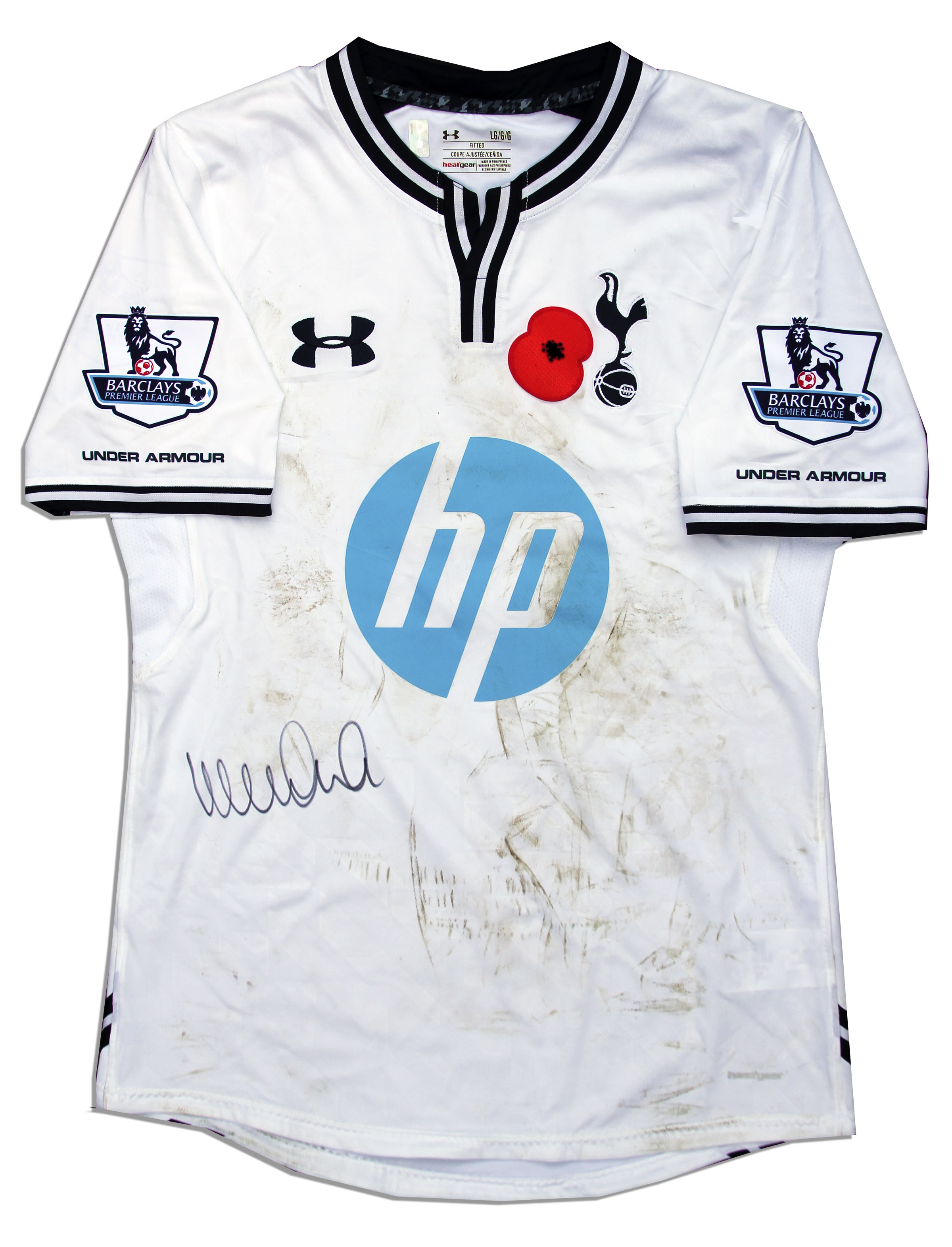 Lot Detail - Kyle Walker Match Worn Tottenham Hotspur Match Worn Shirt