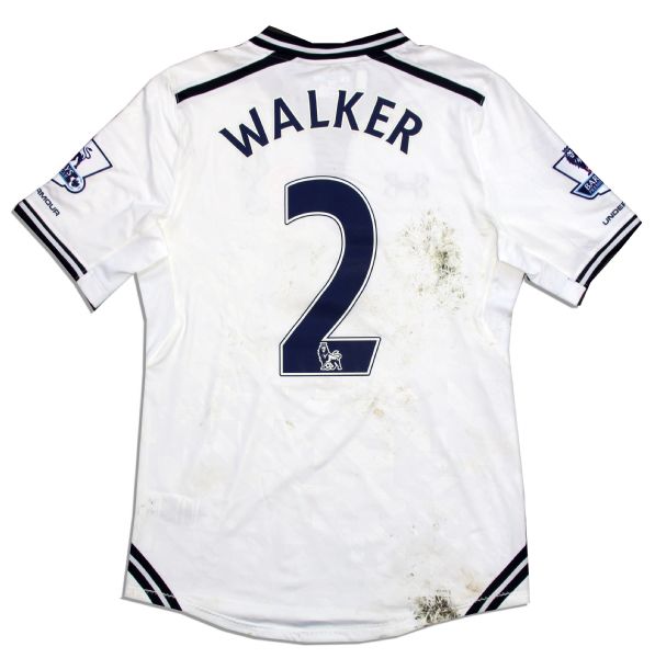 Kyle Walker Match Worn Tottenham Hotspur Match Worn Shirt Signed