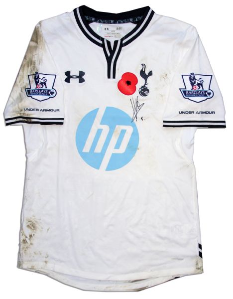 Jan Vertonghen Match Worn Tottenham Hotspur Match Worn Shirt Signed