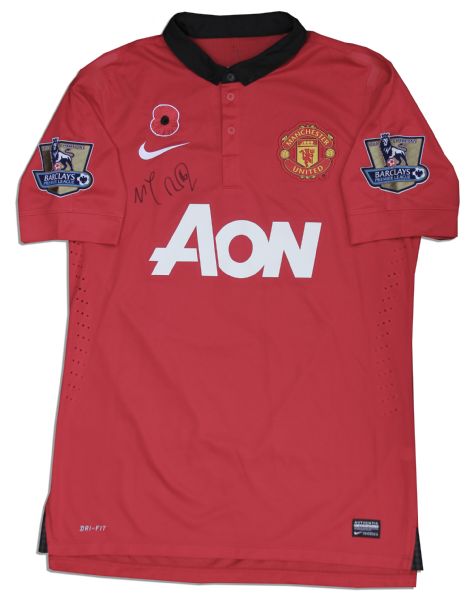 Michael Carrick Manchester United Match Worn Shirt Signed