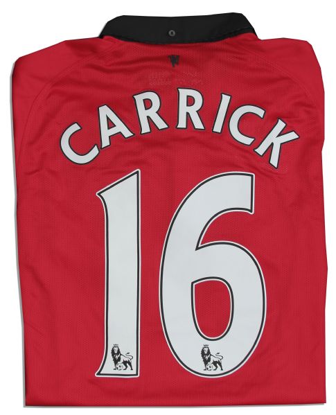 Michael Carrick Manchester United Match Worn Shirt Signed