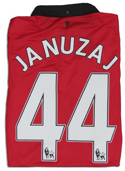 Adnan Januzaj Manchester United Match Worn Shirt Signed