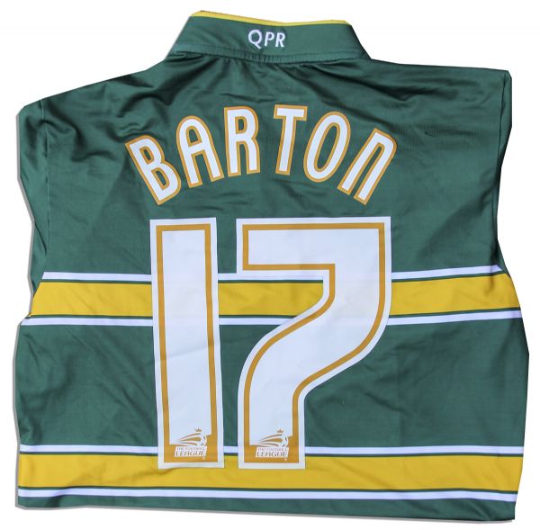 Joey Barton Queens Park Rangers Match Worn Football Shirt Signed