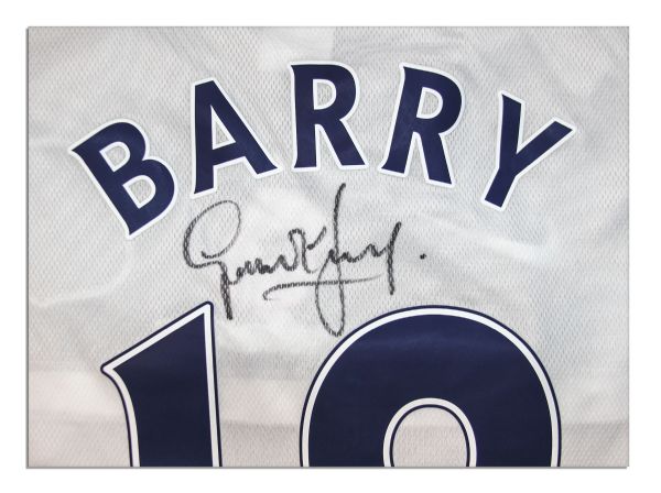 Gareth Barry Match Worn Everton Football Shirt Signed