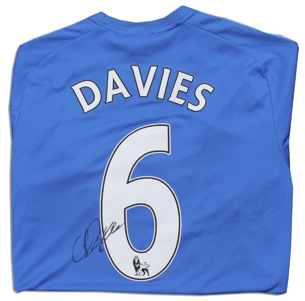 Curtis Davies Match Worn Hull City Football Shirt Signed