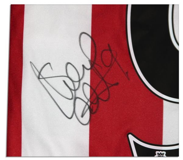 Steven Fletcher Match Worn Sunderland Football Shirt Signed