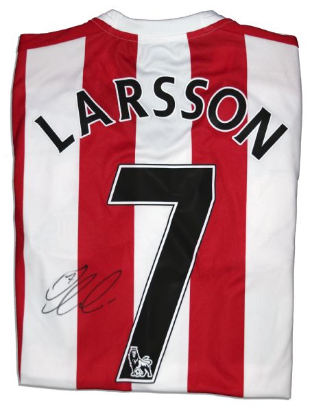 Seb Larsson Match Worn Football Shirt Signed