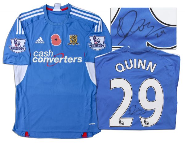 Stephen Quinn Match Worn Hull City Football Shirt Signed