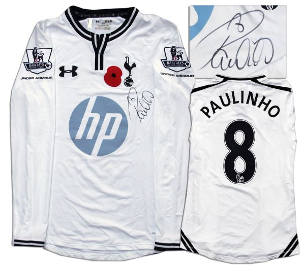 Paulinho Tottenham Hotspur Shirt Signed