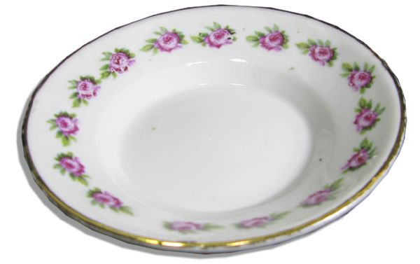 Renoir Personally Owned Miniature Porcelain Soup Plate -- From His Time as an Apprentice in a Porcelain Factory