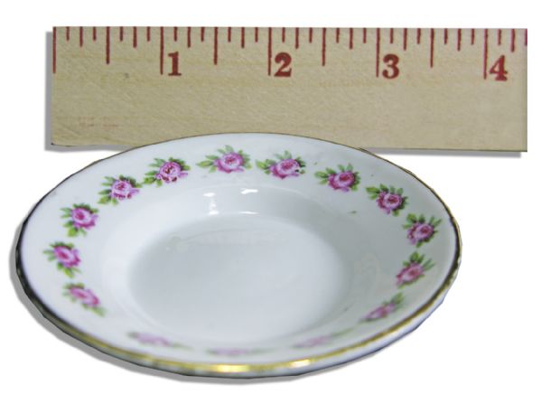Renoir Personally Owned Miniature Porcelain Soup Plate -- From His Time as an Apprentice in a Porcelain Factory