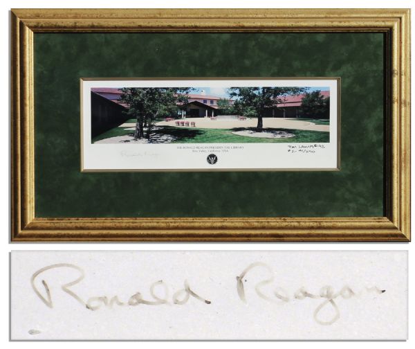 Rare Ronald Reagan Lithograph Signed