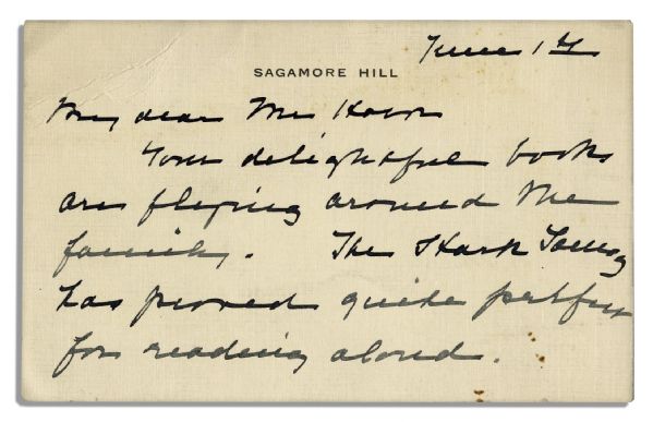 First Lady Edith Roosevelt Autograph Letter Signed