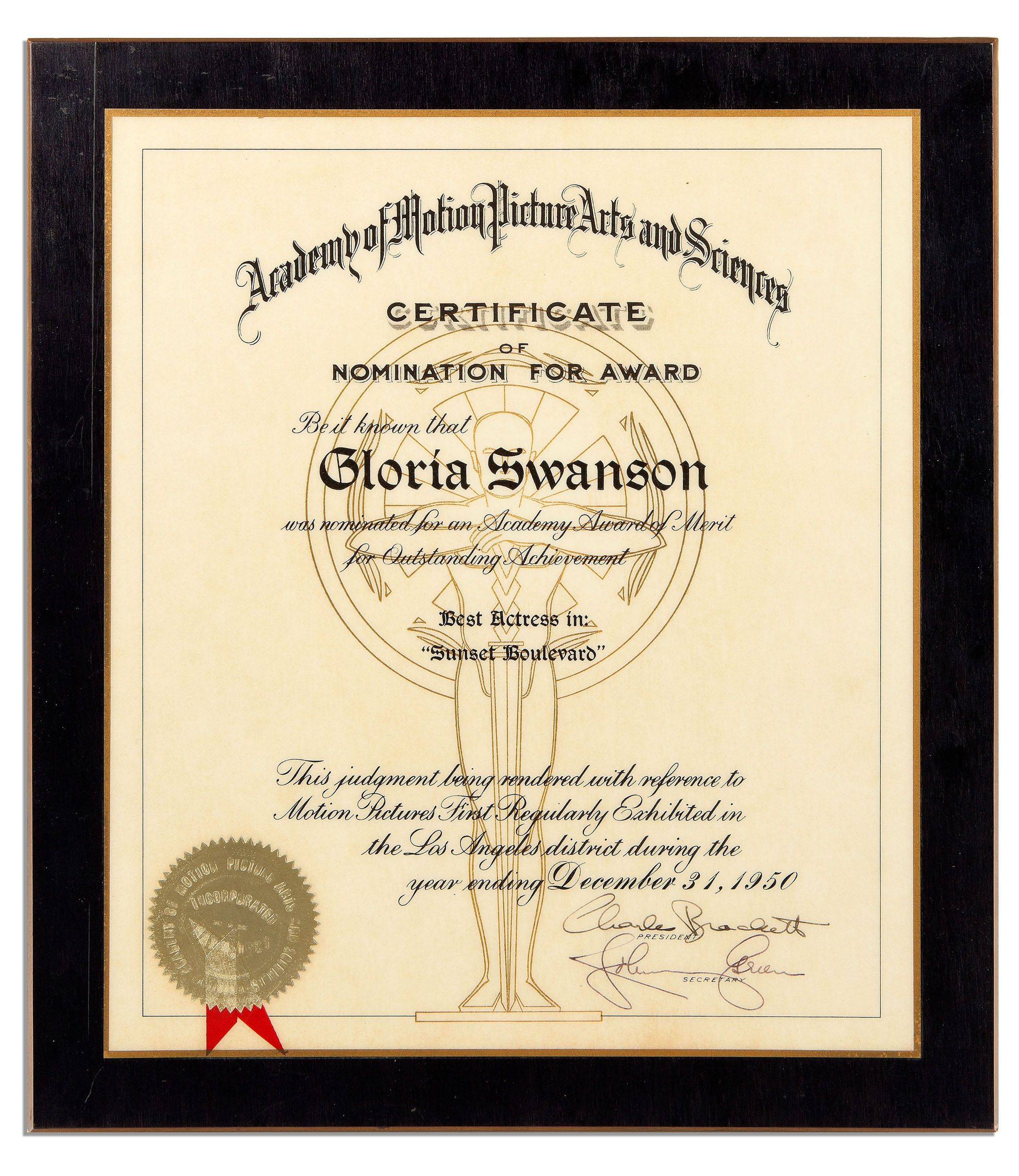 Gloria Swanson Memorabilia