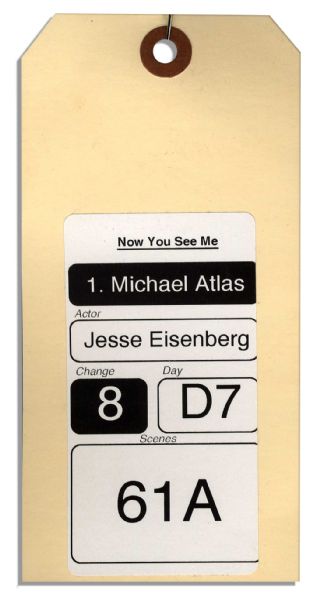 Jesse Eisenberg Screen-Worn Shirt From the 2013 Film ''Now You See Me''