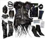 Milla Jovovich Zoolander Costume -- Elaborate Ensemble With Dolce & Gabbana Shoes
