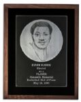 Elvin Hayes 1990 Hall of Fame Plaque -- Commemorating His Record-Breaking Career as One of the 50th Greatest Players in NBA History