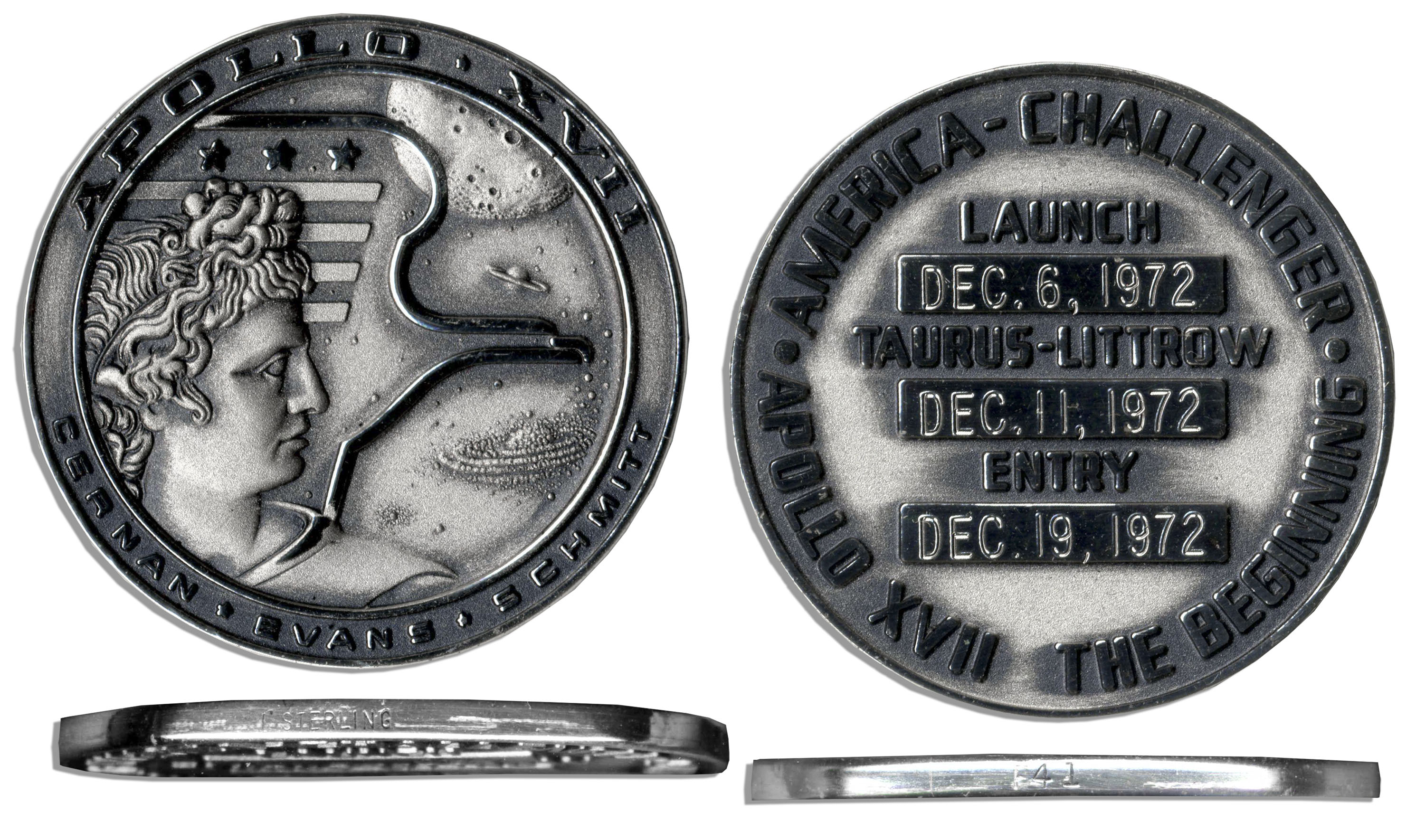  Apollo 17 Robbins Medal