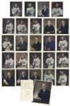 Lot of 24 Astronaut 8 x 10 Photos Signed -- All Dedicated to Apollo 13 Pilot Jack Swigert, From His Personal Collection -- Including Bob Crippen