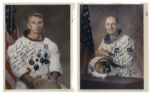 Apollo 10 Astronaut 8 x 10 Photos Signed -- Stafford & Cernan -- 2 Photos Dedicated to Apollo 13 Pilot Jack Swigert, From His Personal Collection