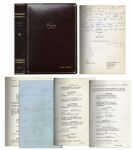 Rat Pack Luminary Peter Lawford Original Exodus Script -- Featuring the Actors Name Inscribed to Cover