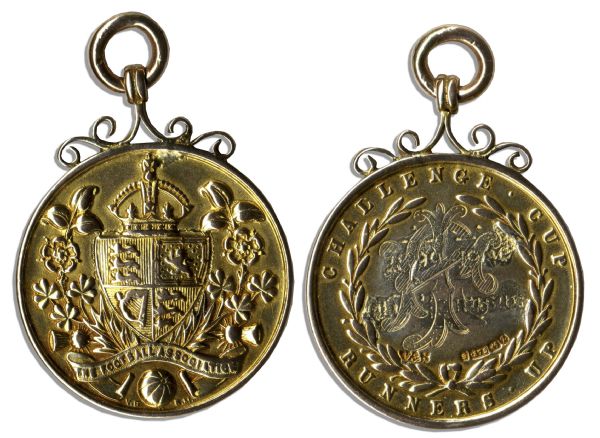 Very Early F.A. Cup Runners-Up Gold Medal From 1899-1900