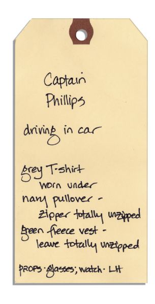 Tom Hanks Costume From His Acclaimed Performance in Hijacking Thriller ''Captain Phillips''