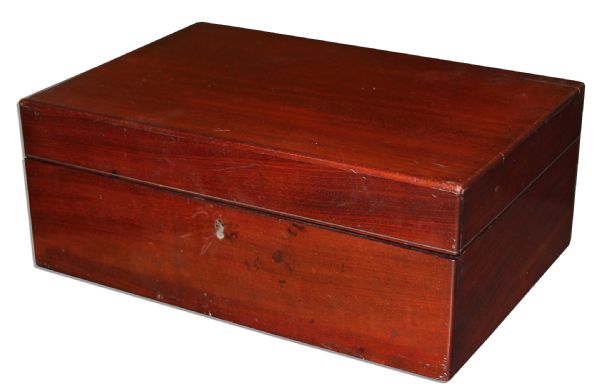Civil War Era Sewing Box Likely Used in the War -- With Supplies Inside