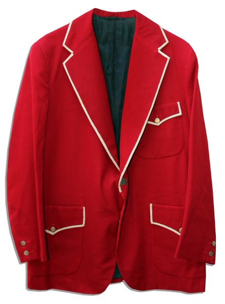 Iconic Captain Kangaroo Screen-Worn Red Jacket From Its Debut Year -- 1971