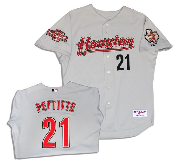 Lot Detail - Andy Pettitte Houston Astros Game-Worn Jersey From