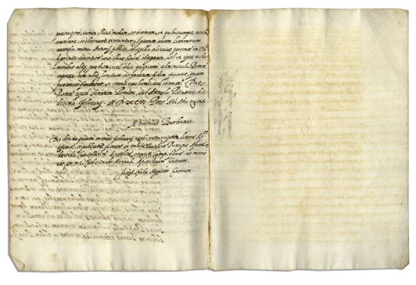 16th Century Order Issued by Pope Clement VIII -- Document Brings Uniformity to Religious Rituals -- ''...corrupt and changed ceremonies and rites...are to not be used...''