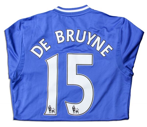 Kevin De Bruyne Match Worn Chelsea Football Shirt Signed