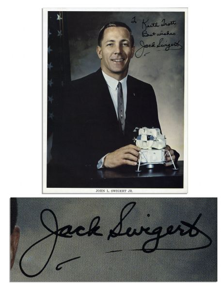 Jack Swigert 8'' x 10'' Photo Signed