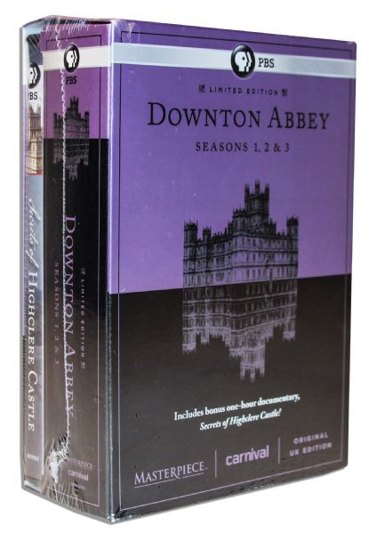 ''Downton Abbey'' Signed Book & DVD Lot -- With Screen Actors Guild COA