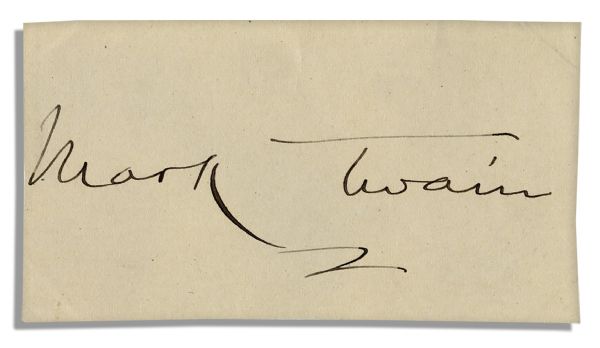 Nice Mark Twain Signature