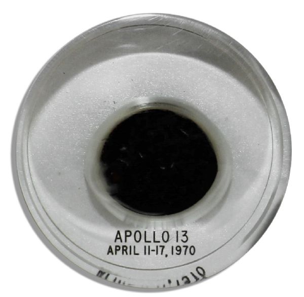 Apollo 13 Flown Heat Shield Plug -- A Piece Which Endured Incredible Circumstances During the Famous Mission