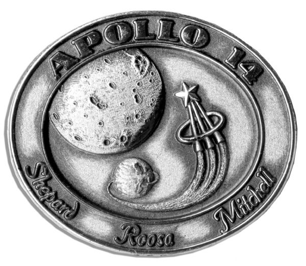 Jack Swigert's Personally Owned Apollo 14 Flown Robbins Medal, Serial Number 185