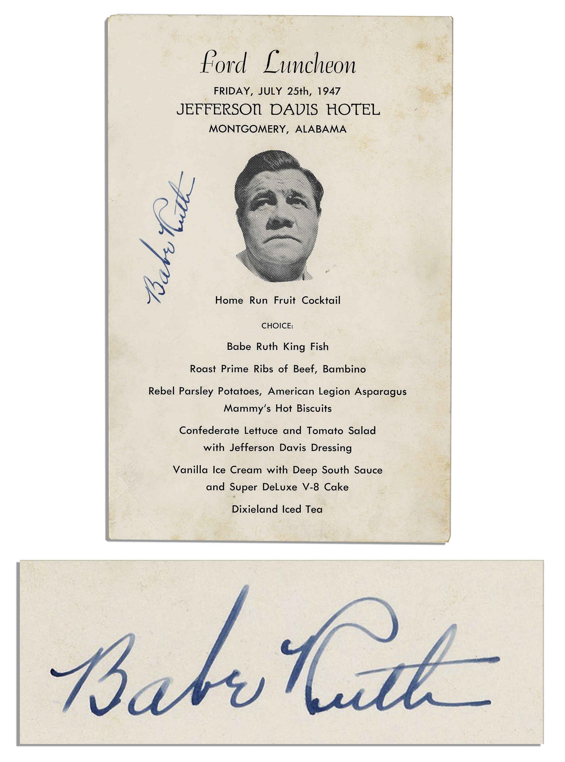 Can you tell if Babe Ruth signed this? – Orange County Register