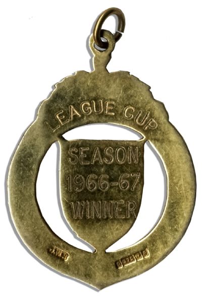 Scottish League Cup Winner's Medal From The 1966-67 Season