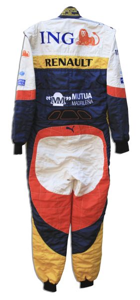 World Champion Fernando Alonso 2008 Japanese Grand Prix Worn Race-Suit