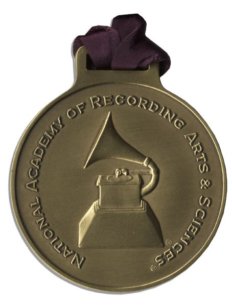 Grammy Nomination Medal From The 43rd Annual Ceremony in 2000 -- With Orignal Tiffany & Co. Pouch to House Medal