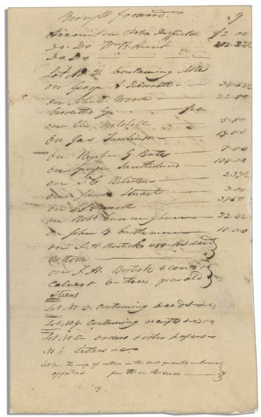 William Barret Travis 1833 Document Signed